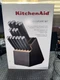 KitchenAid Kitchen Knife Set 14pc Built In Sharpner Set With Block & Knife NIB