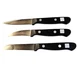 3 Vintage WUSTHOF Knives 4034 4042 Dreizack Gourmet Knife