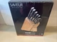 SAVEUR 1026313 German Steel Forged 7-Piece Knife Block Set
