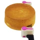 Yorwe 2PCS DIY Cake Slicer, Stratification Auxiliary, Bread 1*2PCS, Rose Red 