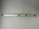 Vintage Cutco Trimmer Serrated Knife 1721 KK Pearl White Handle 5" Blade