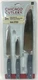 Chicago Cutlery Halsted 3 Pc. Chefs Set Ergonomic Handles Sharp