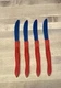 Cutco 1759 Set of 4 Table Knife Set -Red Handle
