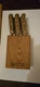 Chicago Cutlery 103S Woodblock & Steak Knife Set!! USA!!