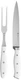 JA HENCKELS Carver Set 8 inch Slicer Knife 7" Fork Forged Accent White Zwilling