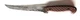 Antiquie Jigged Wood Handles Carbon Kitchen Knife Seraded top 17 1/4" *4.3