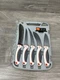 Premium, Titanium Coated Blades. Ergo Max, 6 Piece Professional Knife Set READ