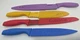 CUISINART COLOR CERAMIC COATED KITCHEN KNIVES & SHEATHS, C550112