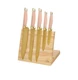 Paris Hilton 6 Piece Magnetic Cutlery Clock Set Knives Pink and Gold BRAND NEW