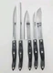 Cutco 5-piece Knife Set Brown Handles 1722JE 1729JE 1728JE 1724JD 1723JE 