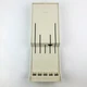 Vintage CUTCO Knife Holder Tan Plastic 5 Slots Wall Mount Drawer Insert