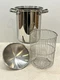 Belgique Classique Tools Of The Trade 4.5 Qt SS Asparagus Pot W/Lid & Basket