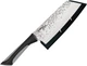 Kai USA Luna Asian Utility Black & Gray Stainless Steel Kitchen Knife 7077