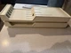 Cutco Knife Holders 1742 Plastic Tray Drawer Wall Mount White Beige - Lot of 2