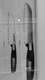 Sharper Image 2 Piece 6.5" and  a 5" SANTOKU Dark Finish Knife Set Full Tang