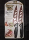 Tekno Copper Knife, 2 Pack Never Needs Sharpening Stainless Steel #TEK810 NIP
