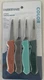 NEW Farberware 5215732  3" PARING KNIFE SET 4 pc Plastic/Stainless Steel Kitchen