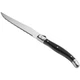 Gold Coast Steak Knife Serrated Knives Black Curved Handles 9" Stylish Quality.