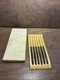 DEXTER RUSSELL Steak Knives Stainless Serrated - ROSEWOOD  - USA Qty 6 Box/block