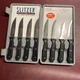 Slitzer 8pc Professional German-Style Jumbo Steak Knives Set in Case 