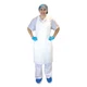 Safety Zone 2846WHITE Apron 28" X 32" Cotton Chef Kitchen Cooking Apron