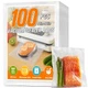 FUNFERY Precut Vacuum Sealer Bags, 100 Gallon 11" x 16", Food Long-Term Storage