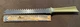 Quikut Quikkle Serrated Double Sided Knife Vintage Stainless Green