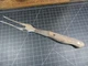 Vintage 11" Meat Fork &ndash; Lifetime Cutlery Jet Cut D-400 &ndash; Riveted Wood Handle 