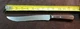 Vtg CASE XX P251 8" SE Stainless Steel Slicing Knife W/ Wood Handle, U.S.A.