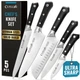 Cutluxe Kitchen Knives, 5 Pcs Chef's Knife Set &ndash; Razor Sharp German Steel, Fu...
