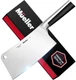 Mueller 7-Inch Meat Cleaver Butcher Knife - German High Carbon Steel, Laser-T...