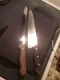 vintage dexter 45-10" knife 10" and DEXTER S47G10 wood handle 2 set