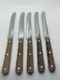 Vtg 1960s Case XX Miracle Edge M254 Stainless Steak Knives Set of 5 Serrated USA