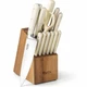 MARTHA STEWART Eastwalk 14 Piece High Carbon Stainless Steel Cutlery Kitchen ...