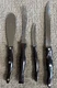 Vintage Cutco 4 Piece Brown Knife Kitchen Set 1768 1726 1759 1729 From 1989