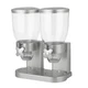 Honey-Can-Do Zevro /Gat202 Indispensable Dry Food Dispenser Dual Control Silver
