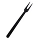 Tupperware 4687a Fork E-series black plastic Large Meat Serving Blending Cook