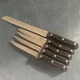 5 Chicago Cutlery Knives 1G12D Knife Lot Stained Used But Good Condition