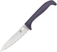 Spyderco Counter Puppy Purple Serrated K20SPR 3.5" Stainless Purple Knife