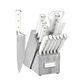 Cuisinart 15 Piece Knife Set Block High Carbon Stainless Steel C77WTR-15PG Rivet