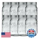 Ball Regular Mouth Pint 16 Oz. Mason Jars Lids And Bands For Canning Or