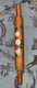 Vintage Hand Painted Wood Kitchen Tole Painted Rolling Pin Decor 17 1/2&rdquo;