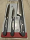 Chicago Cutlery Halsted 3-Piece Cutlery Set Ergonomic Handles Sharp