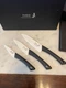 Eagle 3-Knife Set of White Diamond Ceramic Blade Knives (6", 5" & 4") - New