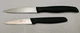 Pair ZWILLING Paring Knives 3 And 4 Inch - Black Handle, TWINGRIP 38024-100