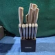 Farberware Platinum 15pc Stainless Steel Knife Block Set