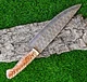 Damascus Chef Knife Custom Made Kitchen Knife -Hand Forged Damascus Steel 2795