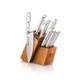 Cangshan Alps Series 1026665 German Steel Forged 12-Piece Knife Block Set, Ac...
