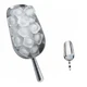 24oz Ice Cube Endurance Scoop, Cast Aluminum Shovel, Kitchen Utility Scoops W...