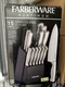 FARBERWARE Platinum 15 piece stainless steel cutlery set Open Box.  New open box